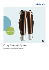 Otto Bock C-Leg Prosthetic System Instructions For Use Manual