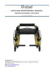 Api Editrici O Wheel User And Maintenance Manual