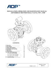 AOP D Series Installation, Operation And Maintenance Manual