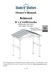 Shade N' Shelters 101641930 Owner's Manual