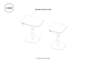 V-DESK POP 800 Assembly Instructions Manual