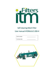 Filters itm HYDRAULIC-200-H User Manual