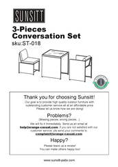 Sunsitt ST-018 Quick Start Manual