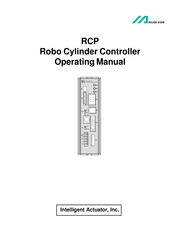 Intelligent Actuator ROBO Cylinder RCP Operating Manual