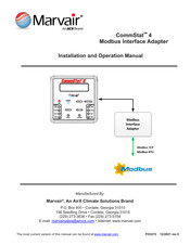 ACS Marvair CommStat 4 Installation And Operation Manual