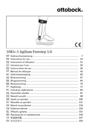 Otto Bock 50K4-3 Agilium Freestep 3.0 Instructions For Use Manual