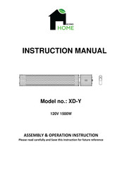 ECONO HOME XD-Y Instruction Manual
