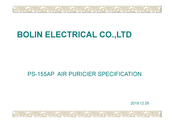 BOLIN ELECTRICAL CO. PERSON PS-155AP Manual