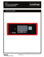 Tyco Fire Protection Products AutoPulse Z-20 Installation Manual