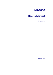MOTKA MK-200C User Manual