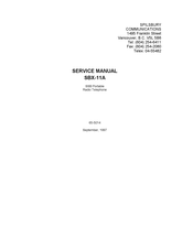 SPILSBURY SBX-11A Service Manual