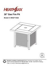 Heatmaxx SRGF11626 Manual