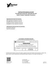 riverhawk MP-6809 Instruction Manual