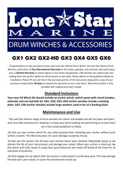 Lone Star Marine GX1 Maintenance And Use