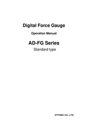 Attonic FG5 Operation Manual