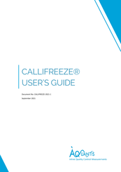 AQUANTIS CALLIFREEZE User Manual