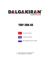 DALGAKIRAN TIDY 20B-50 Operator's Handbook Manual