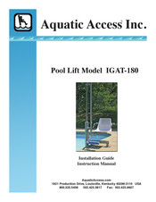 Aquatic Access IGAT-180 AD Installation Manual / Instruction Manual