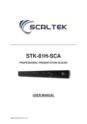 Scaltek STK-81H-SCA User Manual