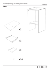 Hojer Focus 12-T9001 EX Assembly Instructions Manual