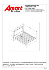 Amart Furniture KATIE 53267 Assembly Instruction Manual