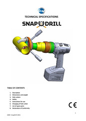 SNAP DRILL SD88,9 Technical Specifications