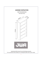 JWA MATTHEW 70132 Assembly Instruction Manual