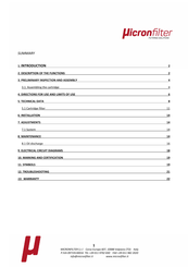 Micronfilter ECOTECH Manual