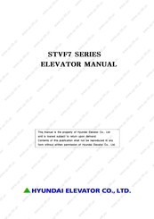 Hyundai Elevator LXVF7 Manual