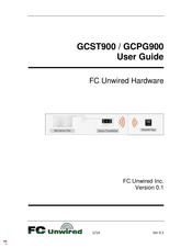 FC Unwired GCST900 User Manual