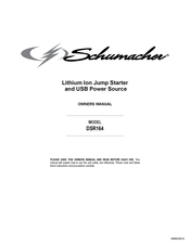 Schumacher DSR164 Owner's Manual