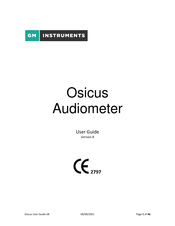 GM INSTRUMENTS Osicus User Manual