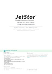 JetStor 816JX Quick Installation Manual