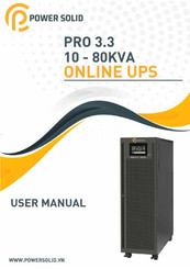 Power Solid PRO 3.3 60KVA User Manual