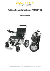 Comfy Go Mobility MAJESTIC PATRIOT 12 Operating Manual