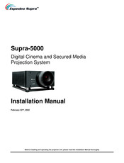 Espedeo Supra-5000 Installation Manual