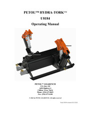 Petol Hydra-Tork U8184 Operating Manual