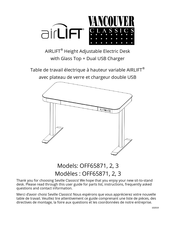 VANCOUVER CLASSICS AIRLIFT OFF65873 Assembly Instruction Manual