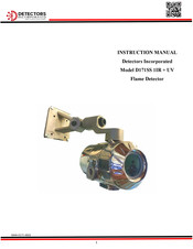 Detectors Incorporated D171SS 1IR + UV Instruction Manual