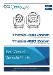 CentoLight Thesis 280 Zoom User Manual