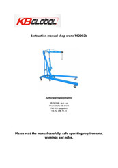 KB GLOBAL T62202b Instruction Manual