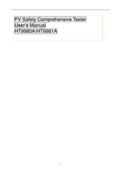 HOPETECH HT9980A User Manual