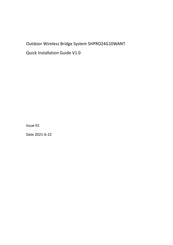 Dongguan Sunhans Technology SHPRO24G10WANT Quick Installation Manual