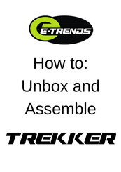 E-TRENDS TREKKER Assembly Instructions Manual