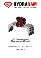 Hydraram HDG-110R Operating And Maintenance Manual