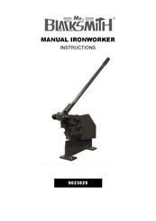 Mr. Blacksmith 9023029 Instructions Manual