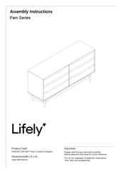 Lifely Pam PAM-6DC160-WNT Assembly Instructions Manual
