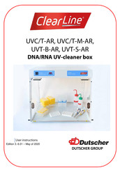 DUTSCHER ClearLine UVC/T-M-AR User Instructions