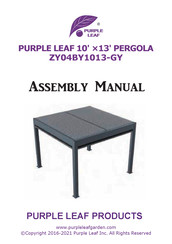 PURPLE LEAF ZY04BY1013-GY Assembly Manual