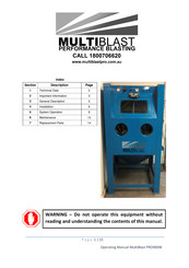 MultiBlast PRO900W Operating Manual